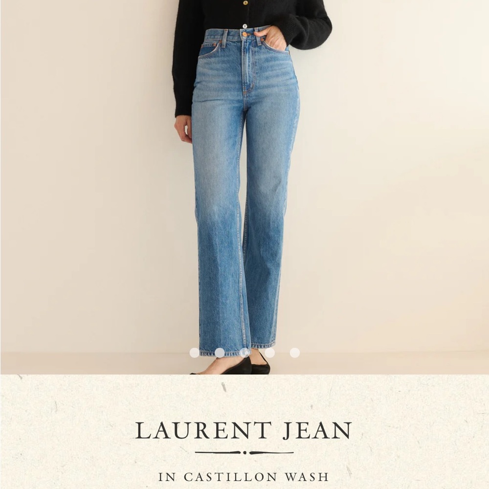 Doen Straight-Leg Jeans in Light Blue Wash - Picture 3 of 9